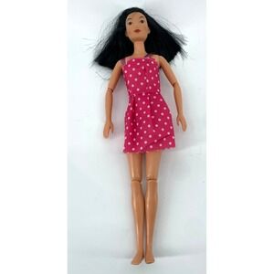 Mattel Barbie Asian Made To Move Black Hair Articulated Doll 1993 Vintage 11"H
